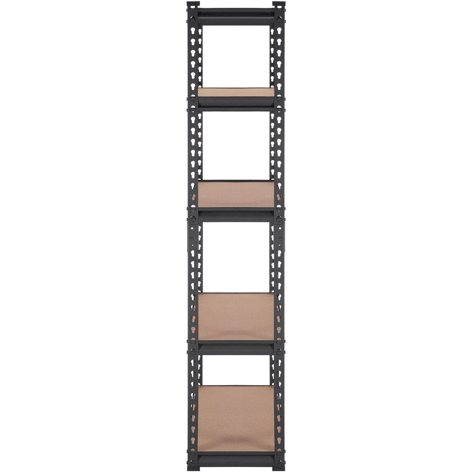 VEVOR 12"D x 30"W x 60"H 5 Shelf Steel Shelving Rack Garage Storage 2000lbs Load