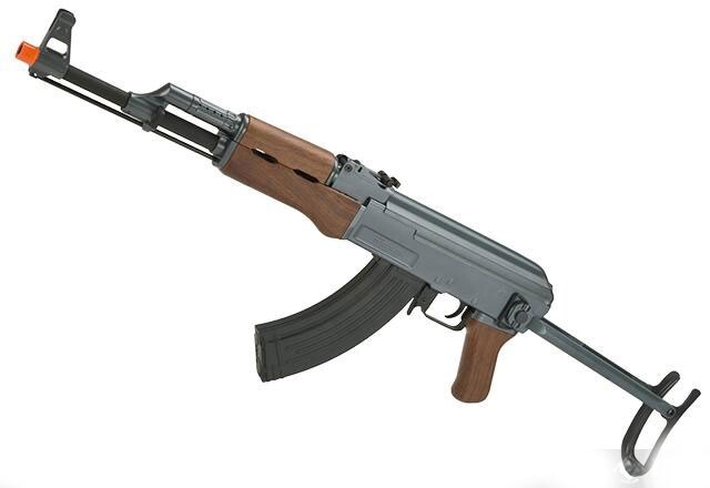 CYMA Standard AK Series Steel Under-Folding Stock Airsoft AEG Rifle w/ Real Wood