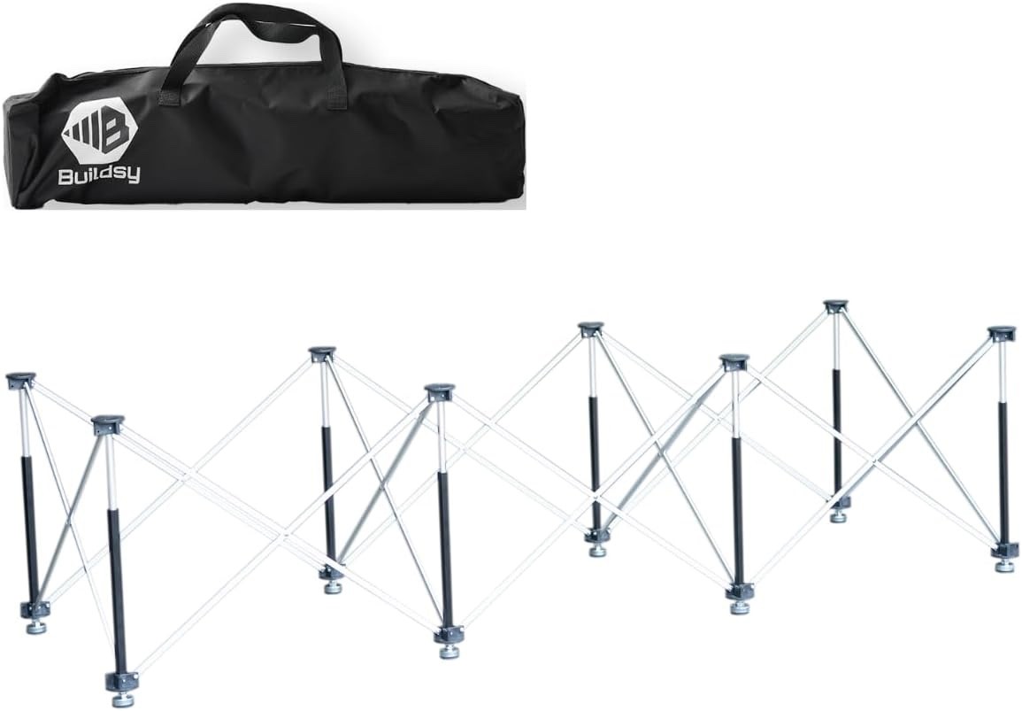 Buildsy NOBIDAI Aluminum Extendable Work Table W2100×D700 Load capacity 1000kg