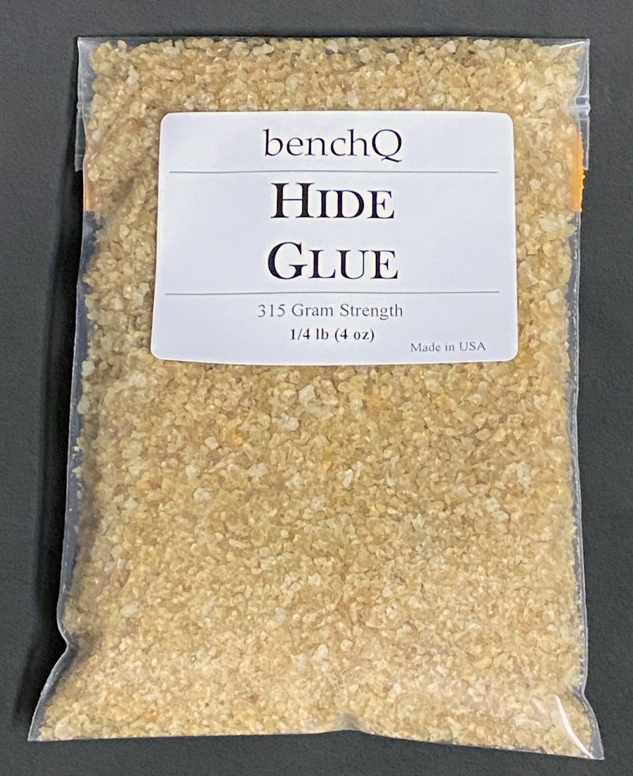 benchQ Hide Glue 315 Gram Strength Wood Glue 1/4 lb (4 oz)