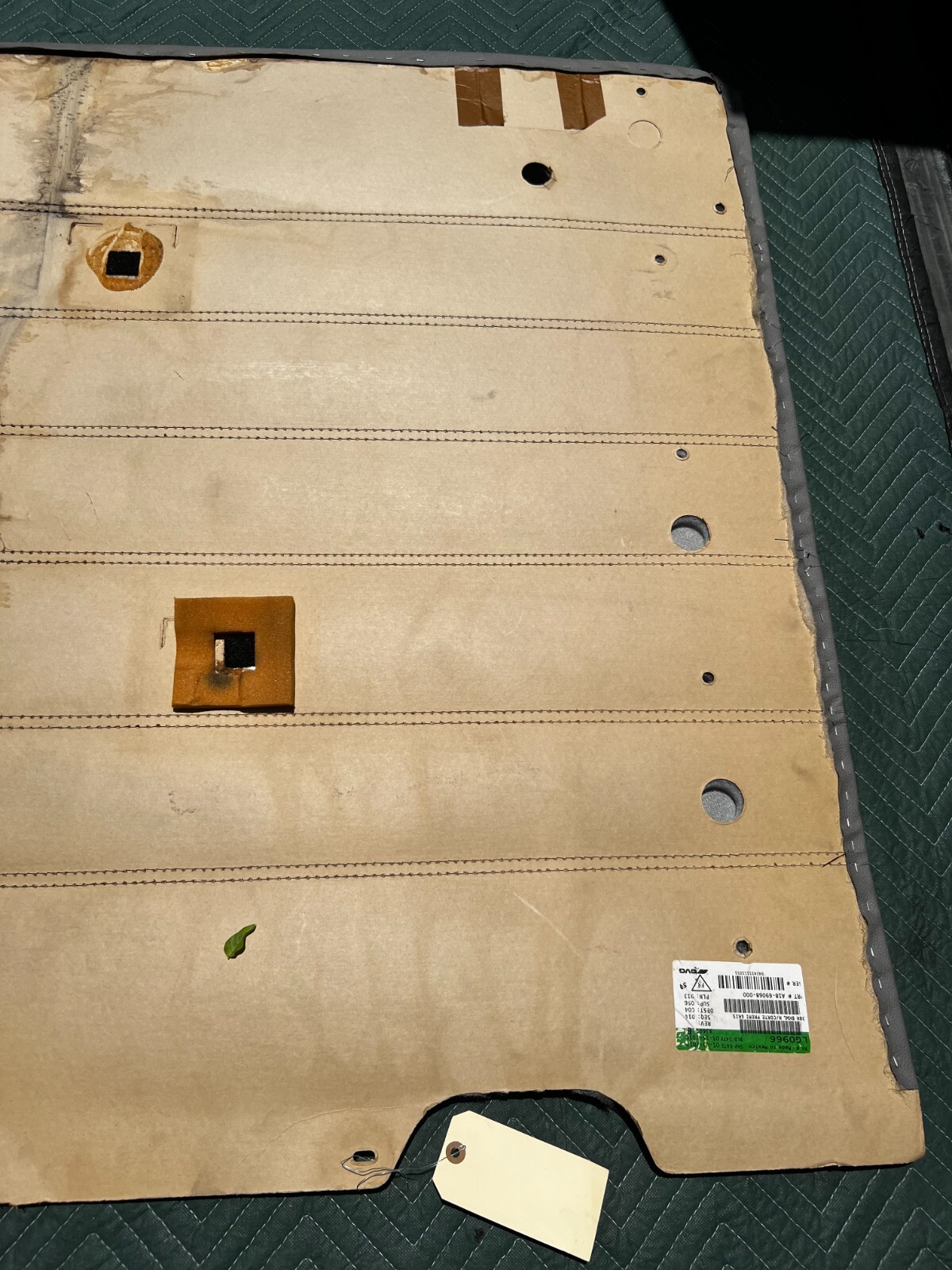 2018-2024 FREIGHTLINER CASCADIA REAR BODY UPHOLSTERY BACKWALL PANEL OEM