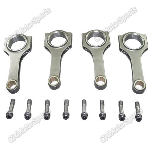 CXRacing H-Beam Connecting Rod Conrod W/ Bolts For Toyota Corolla MR2 MR-2 4AGE