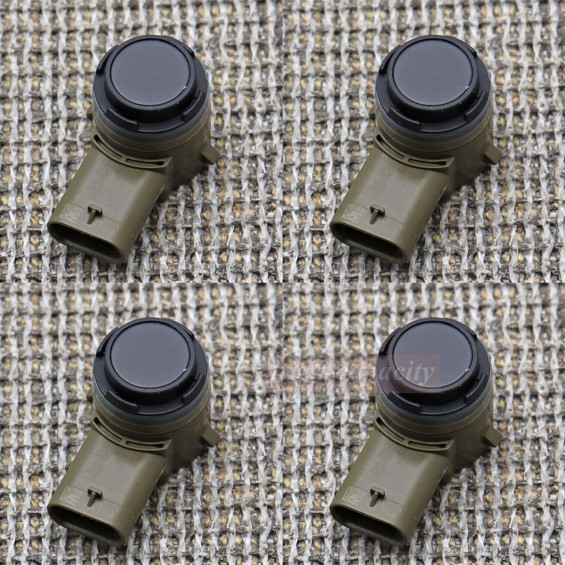 4x Black Fornt Parking Aid Sensor Fits For 2021-2023 FORD F150 LU5T-15K859-AAW