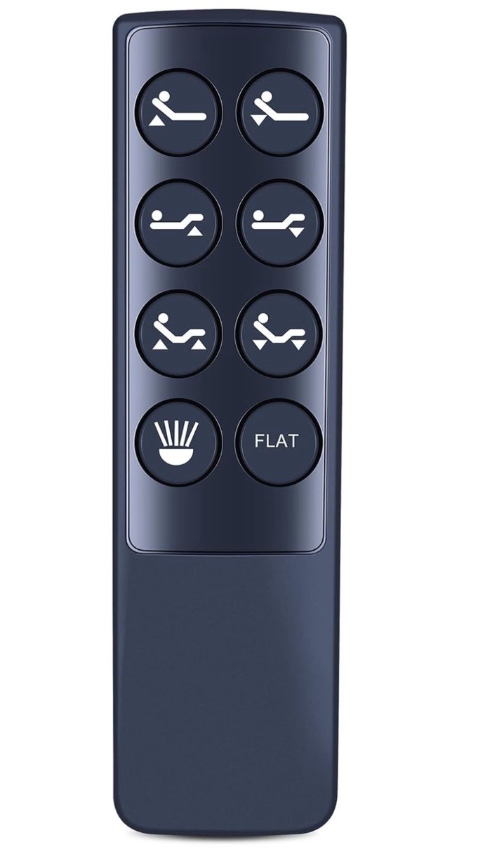 Adjustable Bed Base Remote for Reverie & Rize Legacy - No Presets or Massage