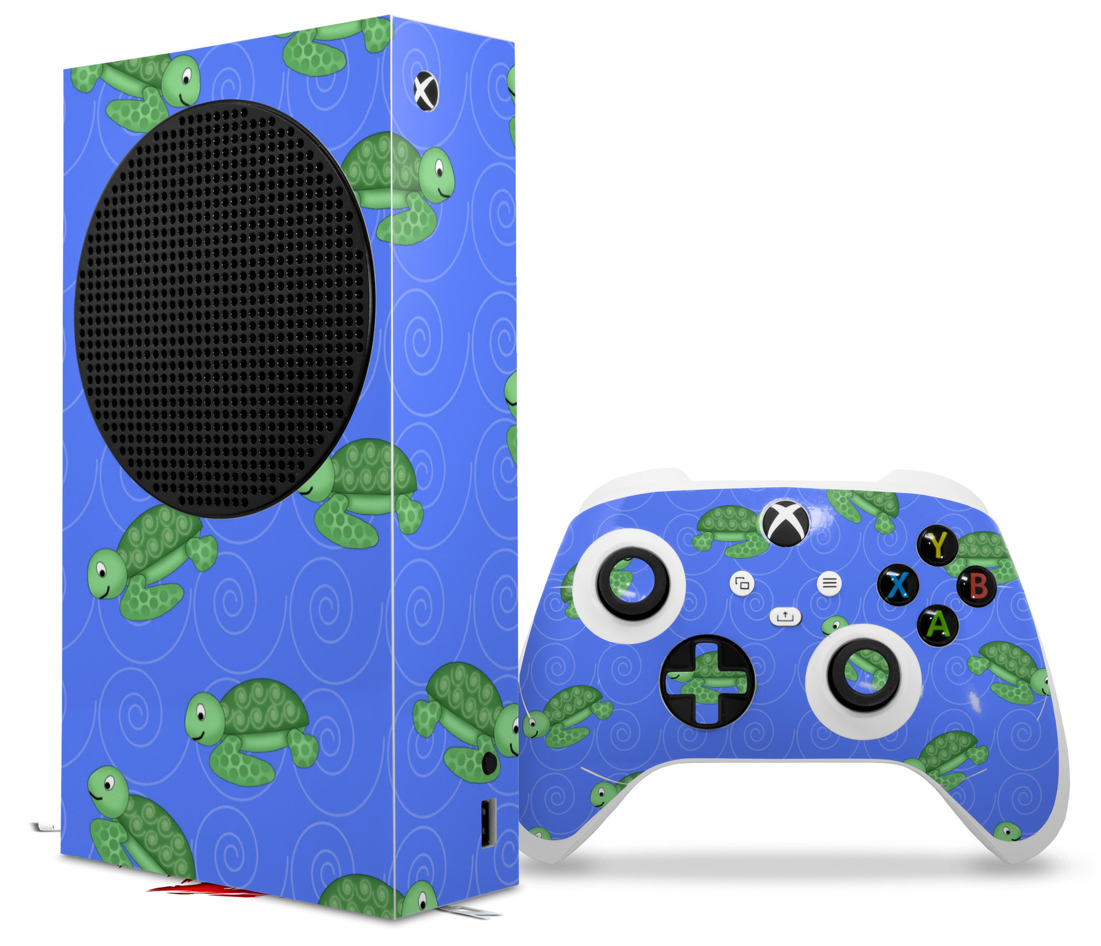 Skin Wrap for XBOX Series S Console Controller Turtles