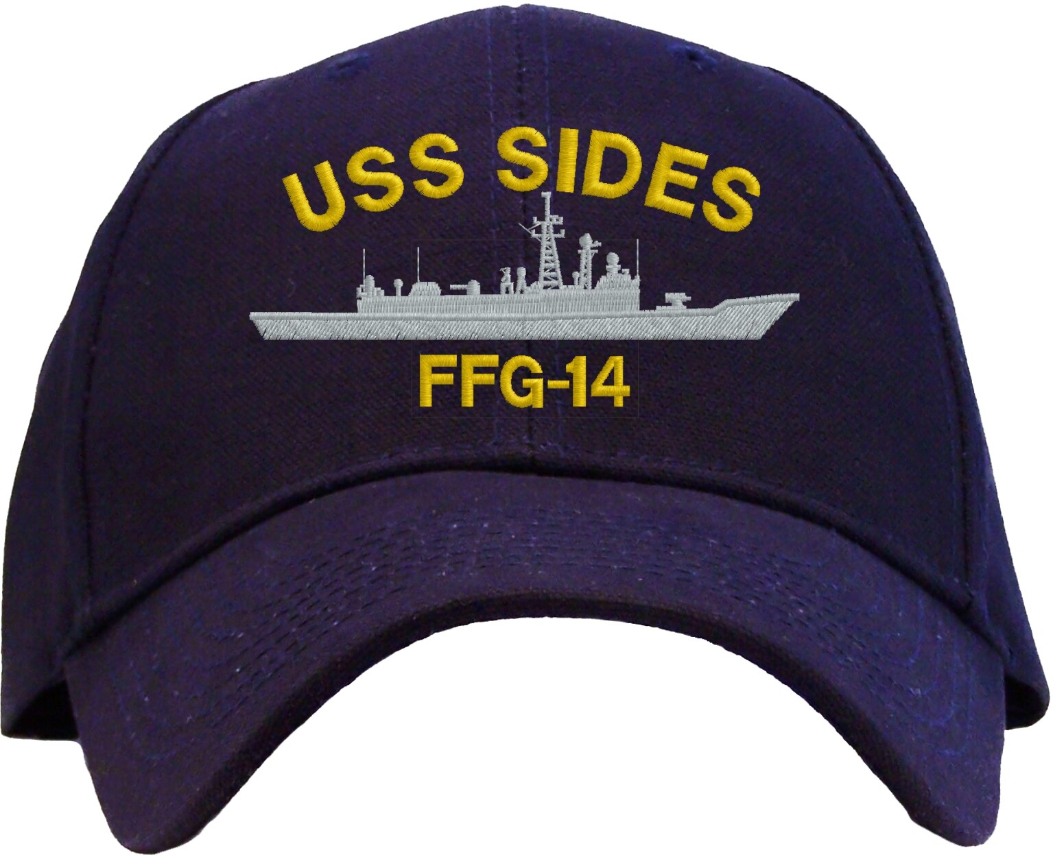 USS Sides FFG-14 Embroidered Baseball Cap 3 Colors Available