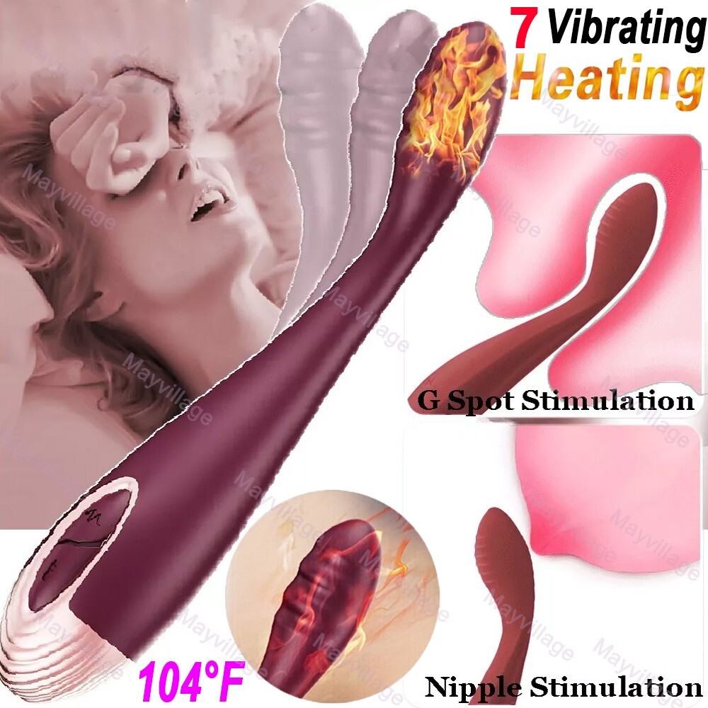 Handheld Massager Heating Vibrating Wand Massage Full Body Stimulator For Women