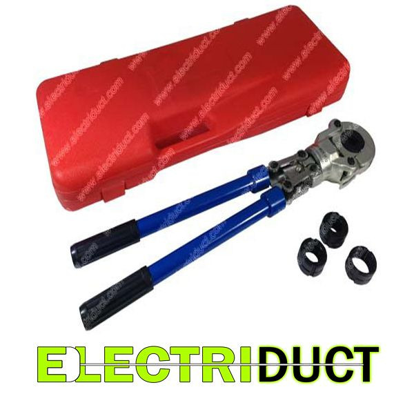 Mechanical Crimping Tool w/ Telescoping Handles - 1/2" to 1" - Electriduct
