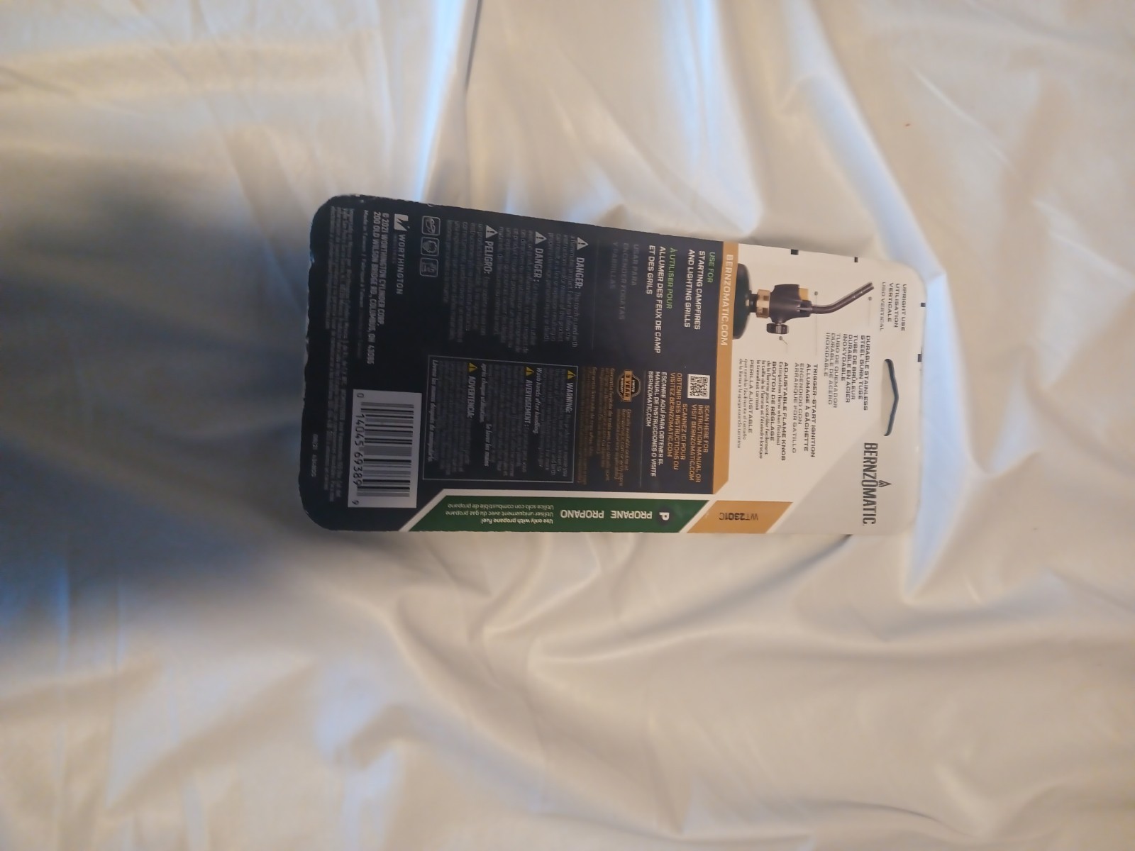 Bernzomatic Outdoor Utility Torch For Use With Propane Canisters #WT2301C