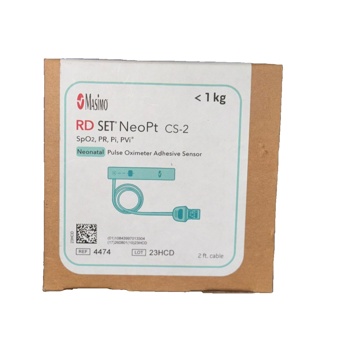 Masimo RD SET Sensor, 20/Box (4474) EXP 08/2026