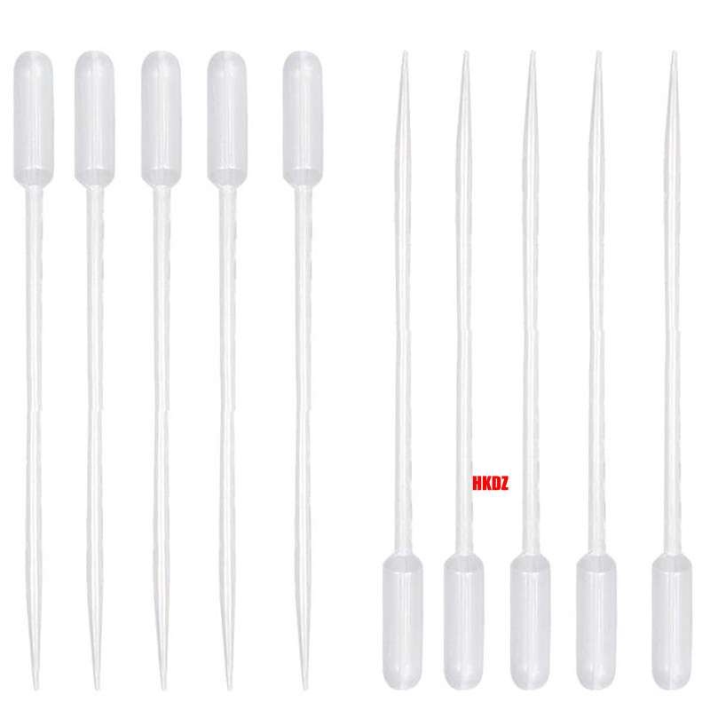 1ml/3ml/5ml Clear Plastic Pasteur Pipettes Dropper Liquid Transfer Lab Eye Straw