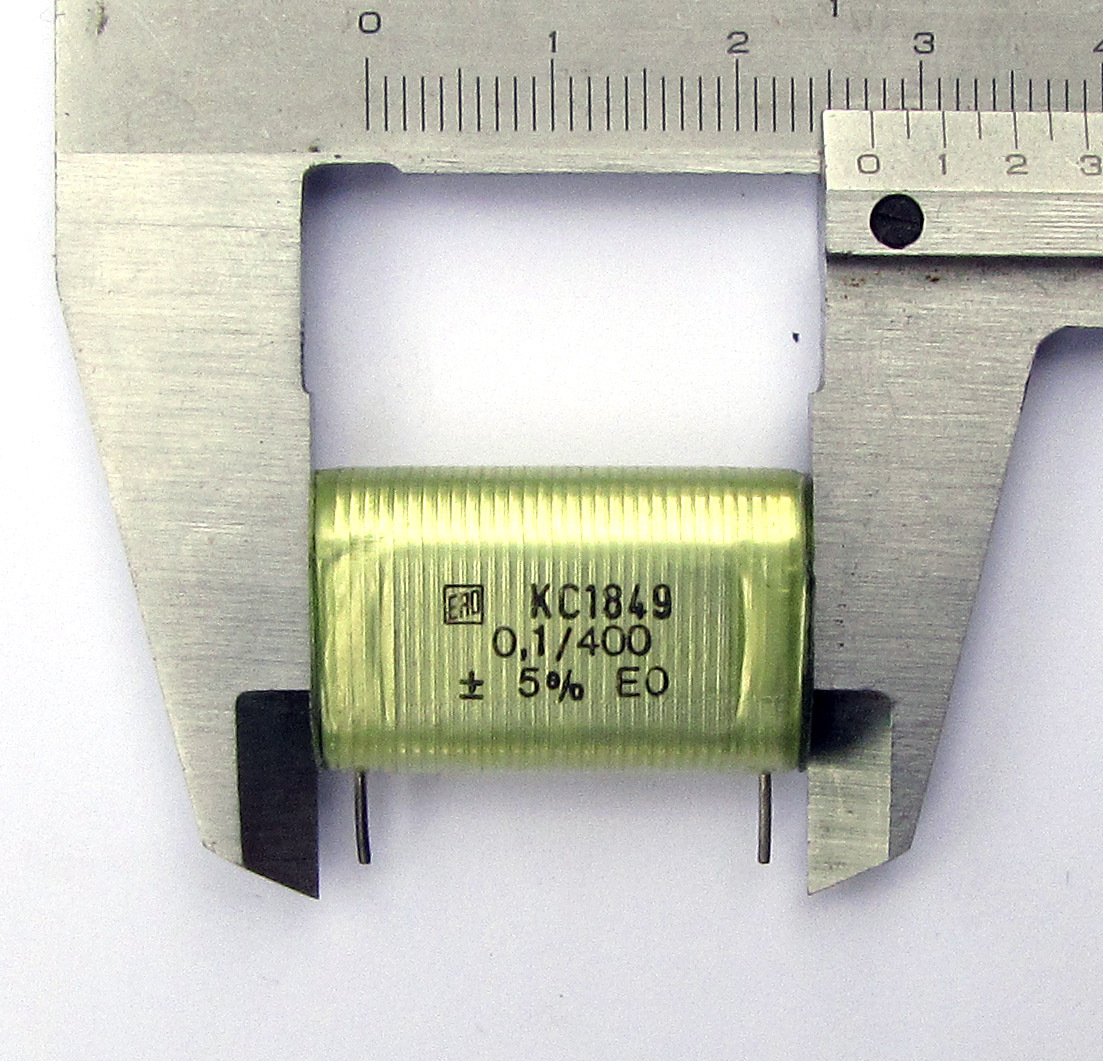2 pcs ERO KC1849 MKC 0,1uF 100nF 400V 5% capacitor Polycarbonate Hi End KC 1849