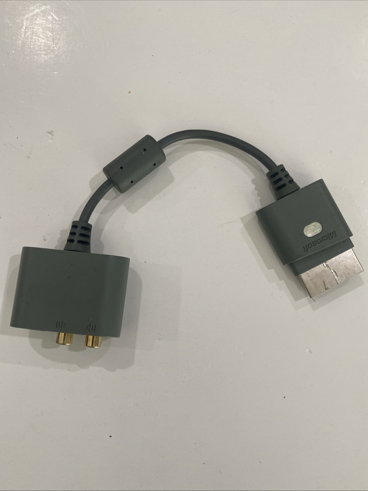 Official Genuine Microsoft XBOX 360 RCA Optical Audio Adapter AV Cable