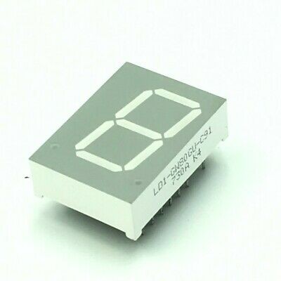 1 DIGIT RED 7 SEGMENT LED DISPLAY 28x20mm LD1-GW80GU-C91