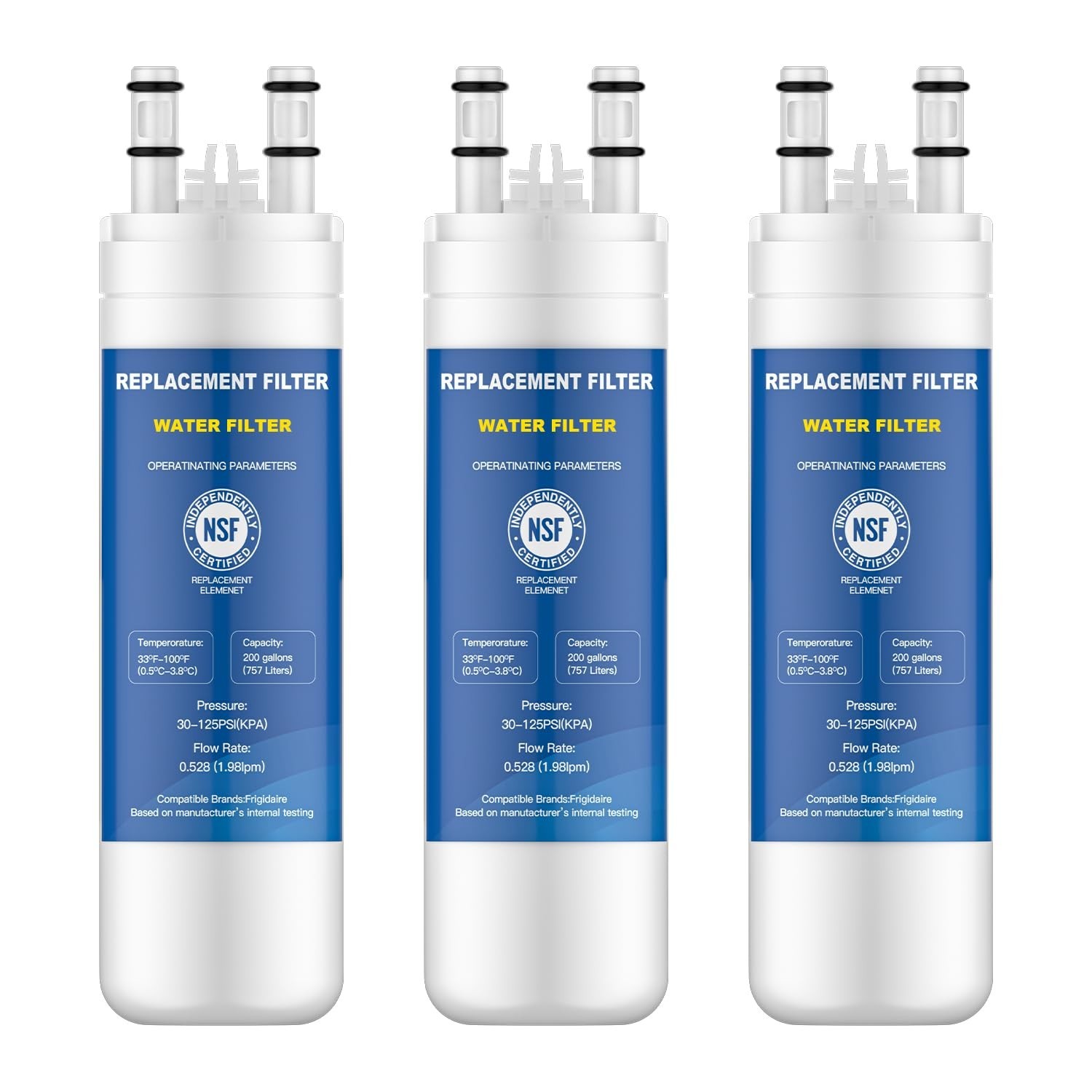 WF3CB Water Filter Replacement Compatible with Frigidaire WF3CB, PureSource 3...