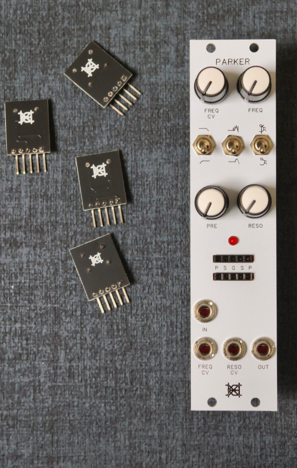 Eurorack VCF DIY Scrat Clone Steiner Parker Filter 6HP Modular Synth Module