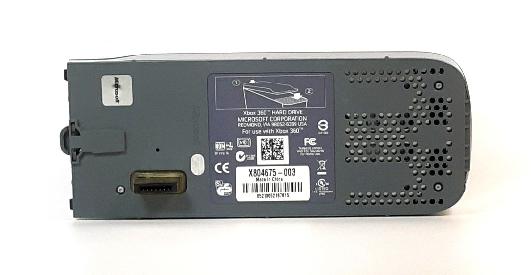 Microsoft Xbox 360 HDD 20G External Hard Drive Storage X804675-003 Untested