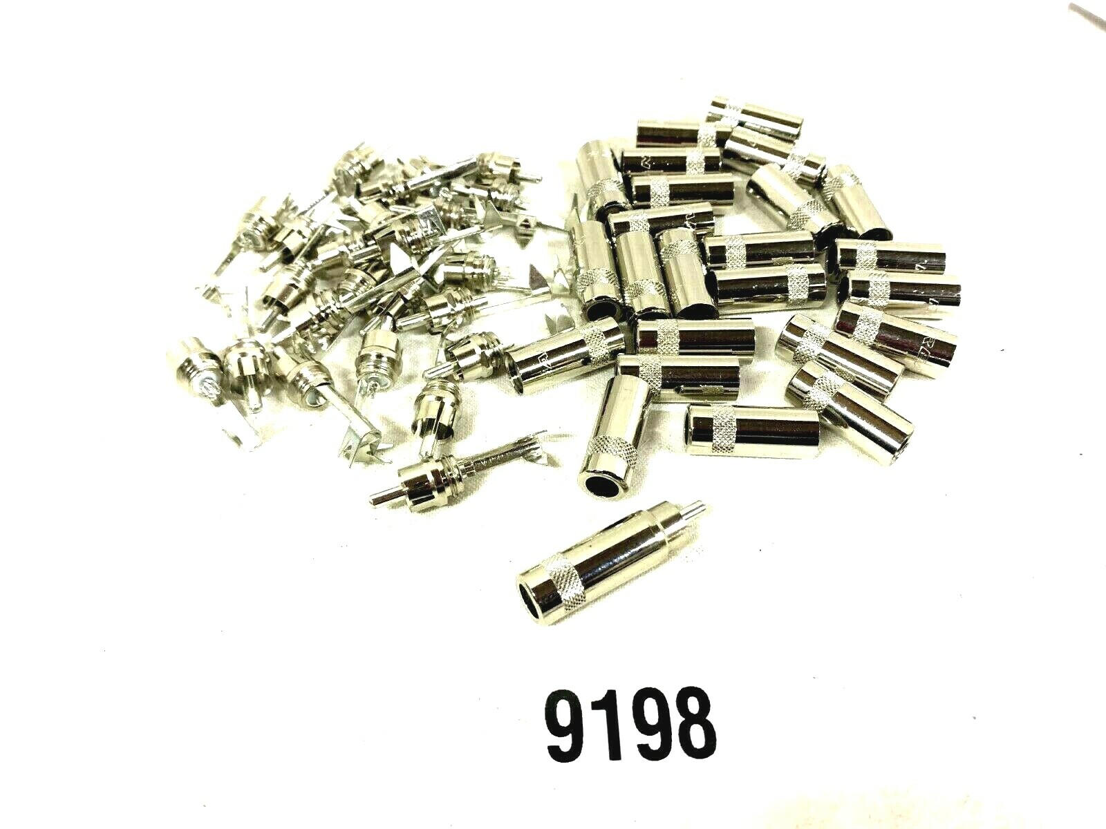 NEUTRIK REAM NYS352-U RCA MALE PLUG MONO #9198 (LOT OF 4)