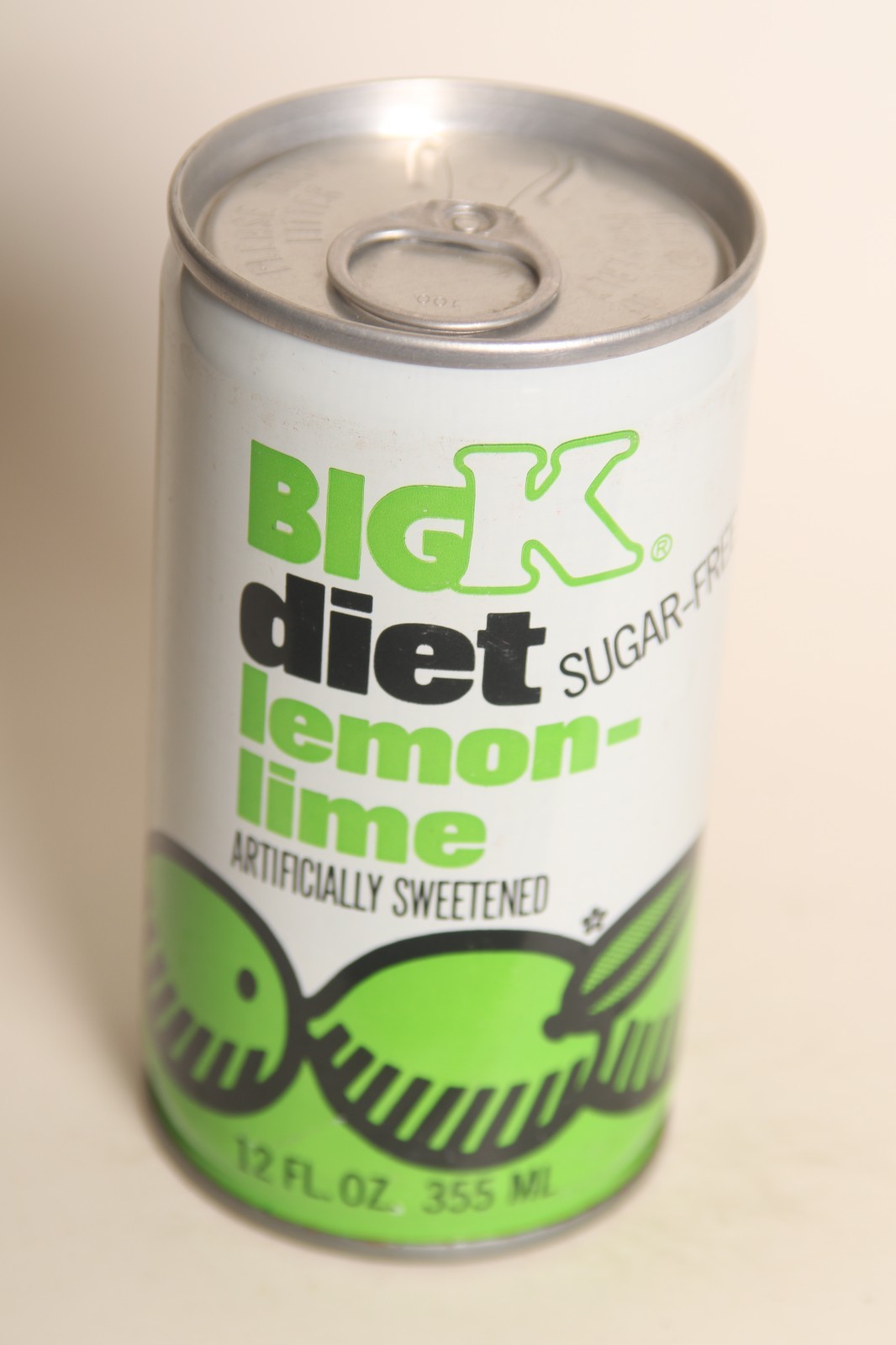 Big K Lemon Lime soda can