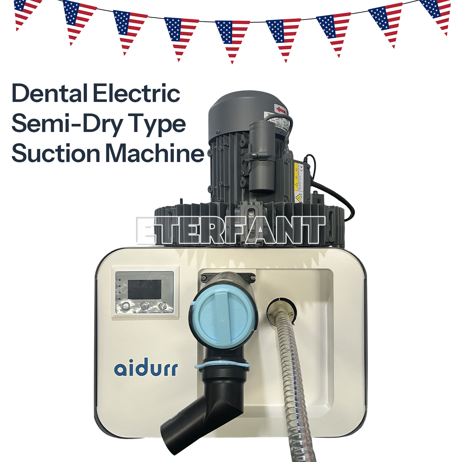 Dental Electric Suction Machine Vacuum System 2200L/min, Vacuum Pump,Semi-Dry