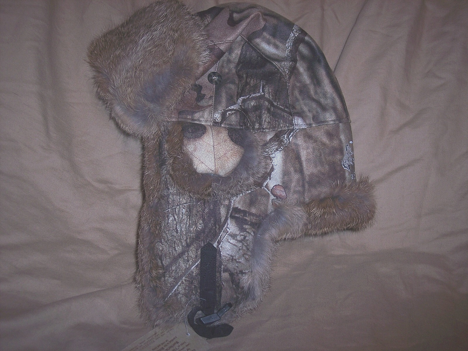 Genuine Mad Bomber Hat XL Trapper Hat Aviator Hat Mossy Oak Infinity Camo $90