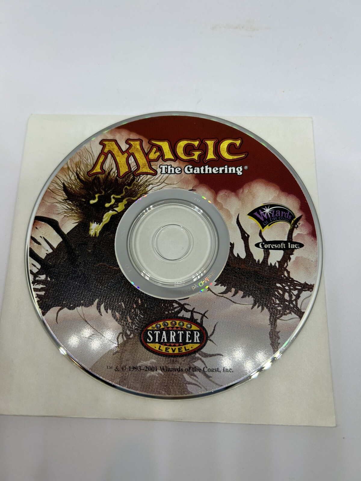 Magic The Gathering Starter Level PC CD-ROM 2001 Wizards of the Coast, Inc.