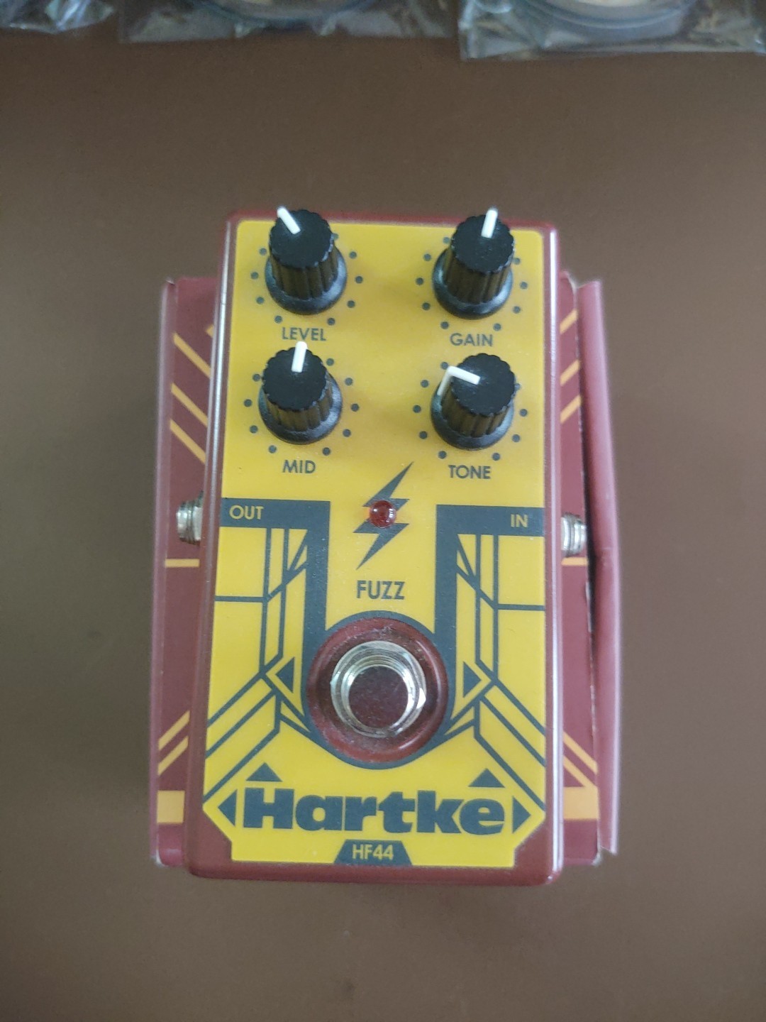 Hartke Bass Fuzz Hf44 Rare Big Muff Fuzz Guitar Bass Pedal