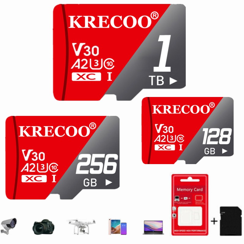 Micro SD Card Ultra Class 10 SDXC SDHC Memory Card TF 128GB 256GB Wholesale Lot