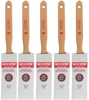 Wooster Genuine 1.5" Ultra/Pro Firm Flat Sash Paintbrush 5-Pack, 4175-1.5-5PK