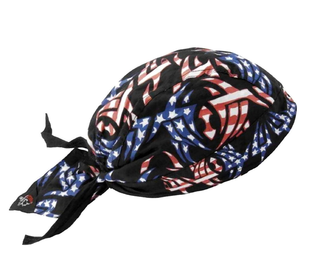 Headwrap Du Rag Skull Cap Bandana Doo Rag Tribal Patriot ZAN Flydanna Z594