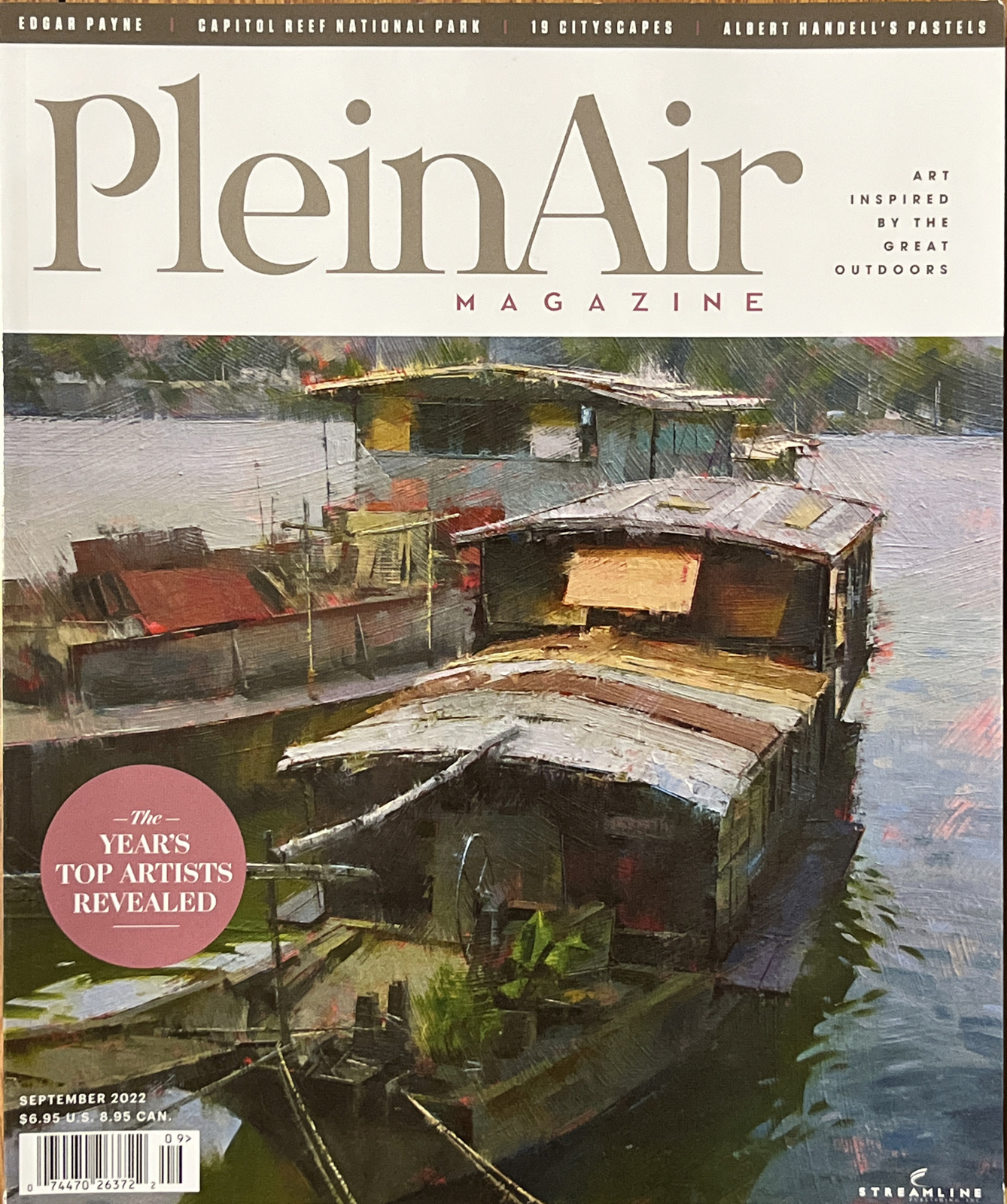 PLEIN AIR MAGAZINE September 2022 The Years Top Artist Revealed