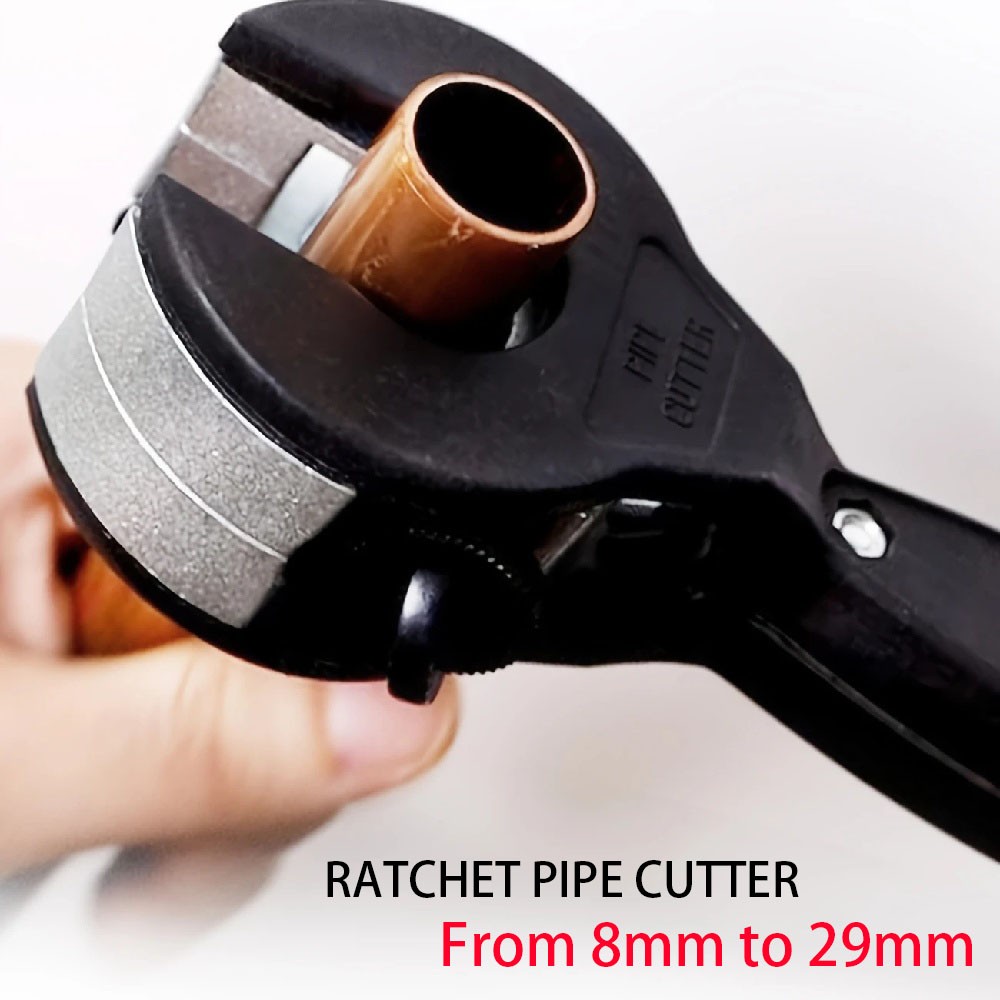 Ratcheting Tubing Cutter Tool Copper Pipe Ratchet Tube, Tube Cutter 8-29mm