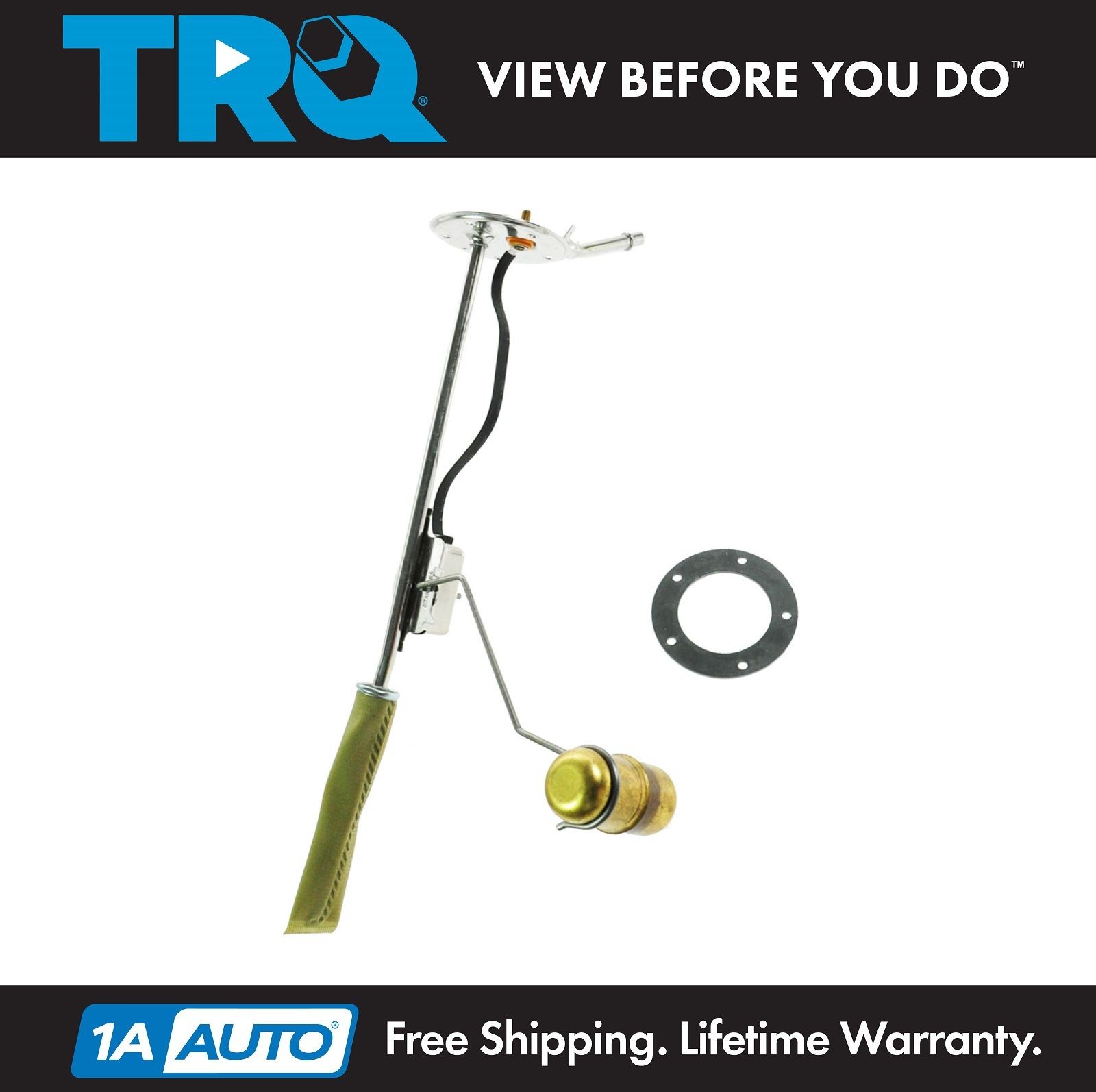 TRQ Stainless Steel Gas Tank Fuel Sending Unit 5/16" Feed for 58-60 Chevy