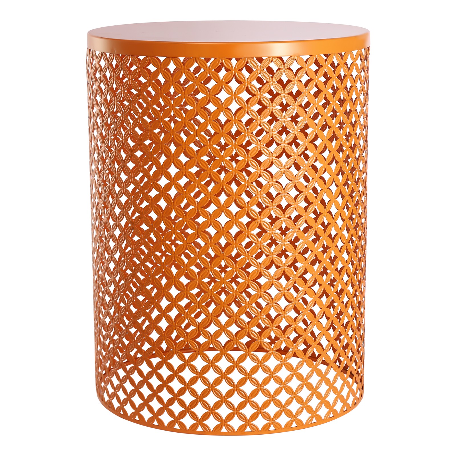 3 Pcs Outdoor Side Table Metal Frame Accent Table Modern End Table (S/M/L)