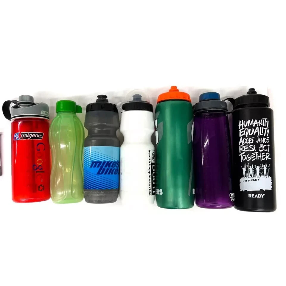 7 Pcs Assorted Water Bottles Outdoor Hydration Flasks, Nalgene CamelBak Duuti