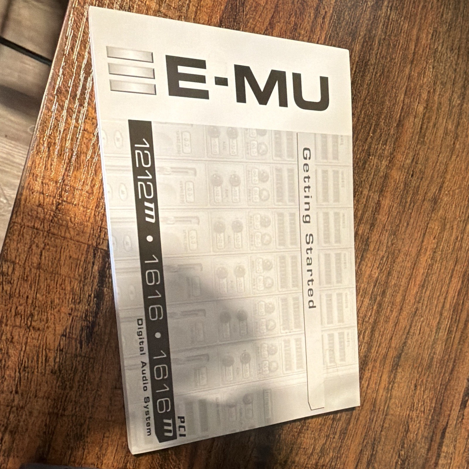 E-MU 1616m PCI Audio Interface 2 Mic Inputs Phantom Power Home Recording