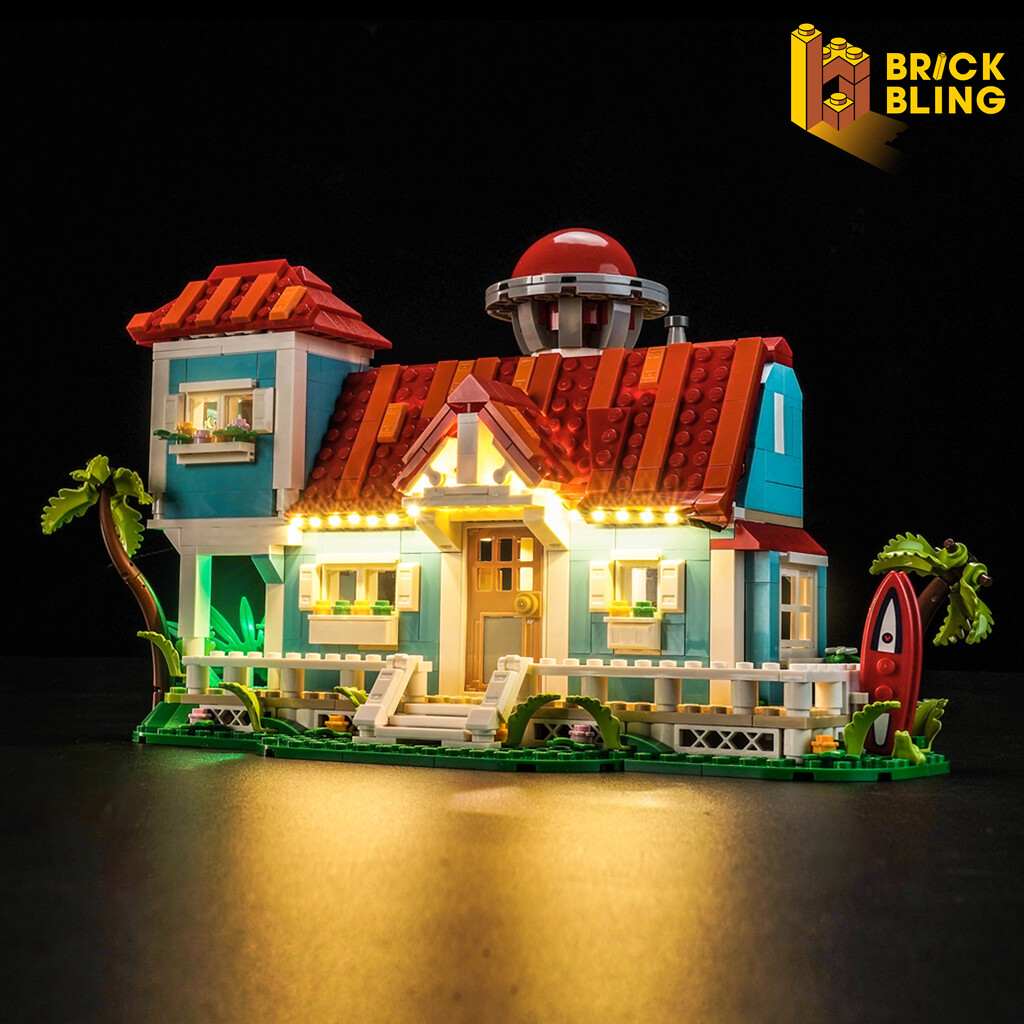 BrickBling LED Light Set for LEGO Lilo and Stitch Beach House 43268（Standard）