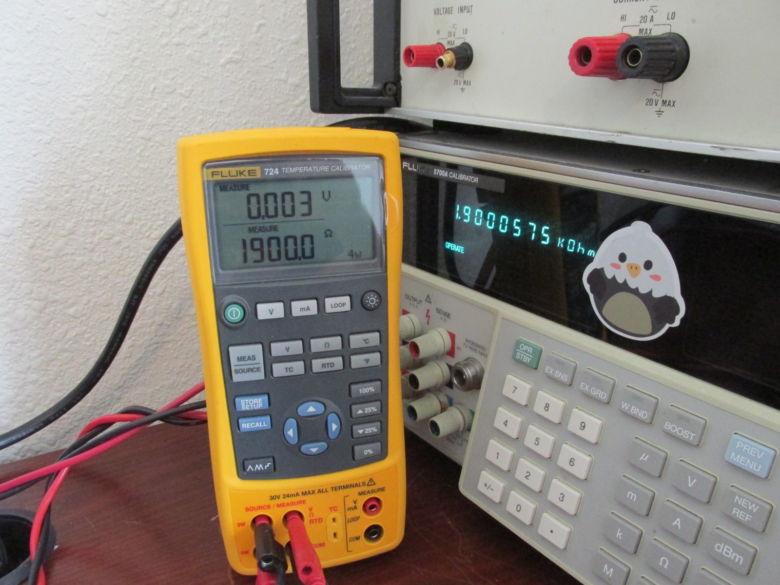 Fluke 724 Temperature Calibrator **TESTED to Fluke Performance Verification**