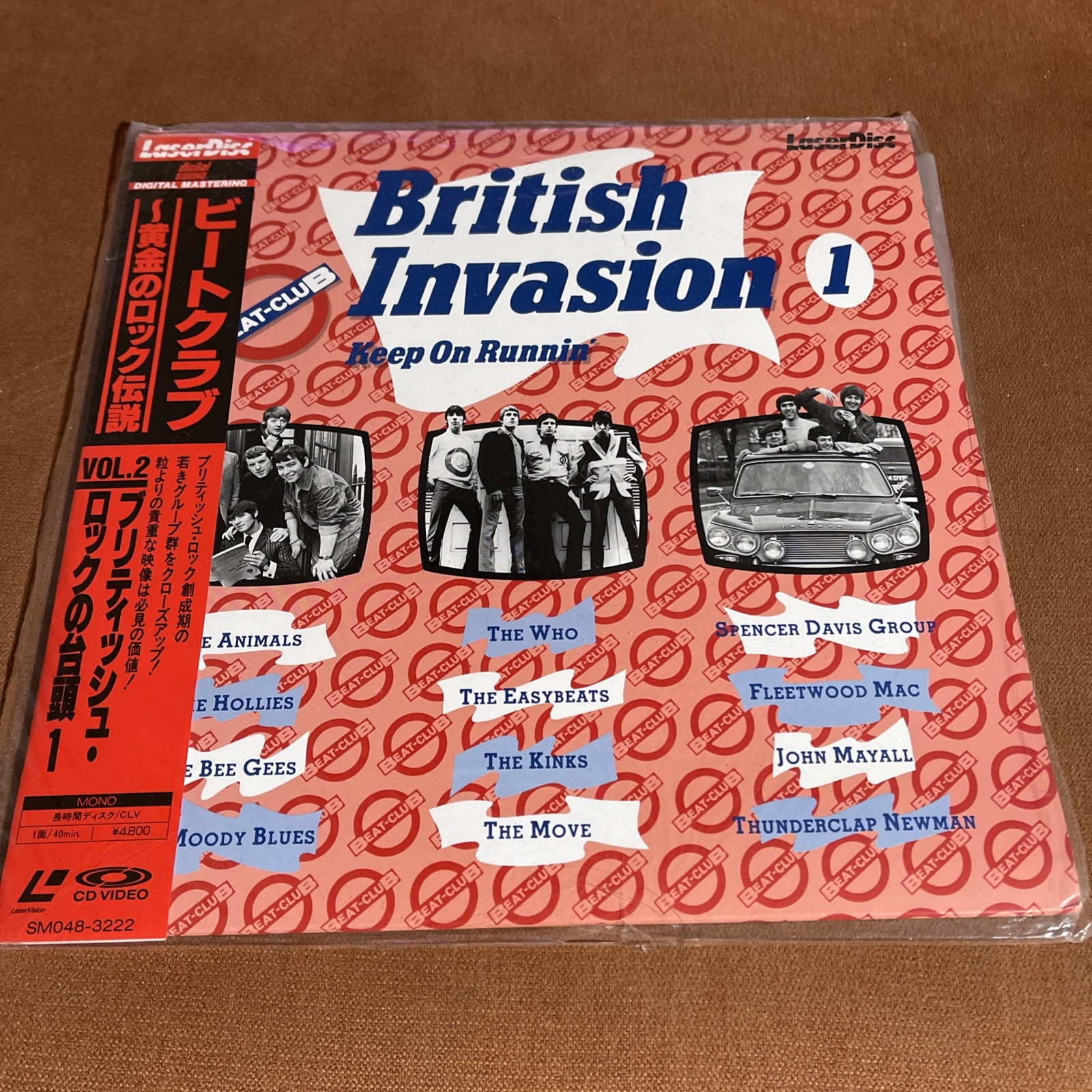 Beat Club vol.02 /British Invasion 1 Laserdisc JAPAN LD w/capOBI SM048-3222