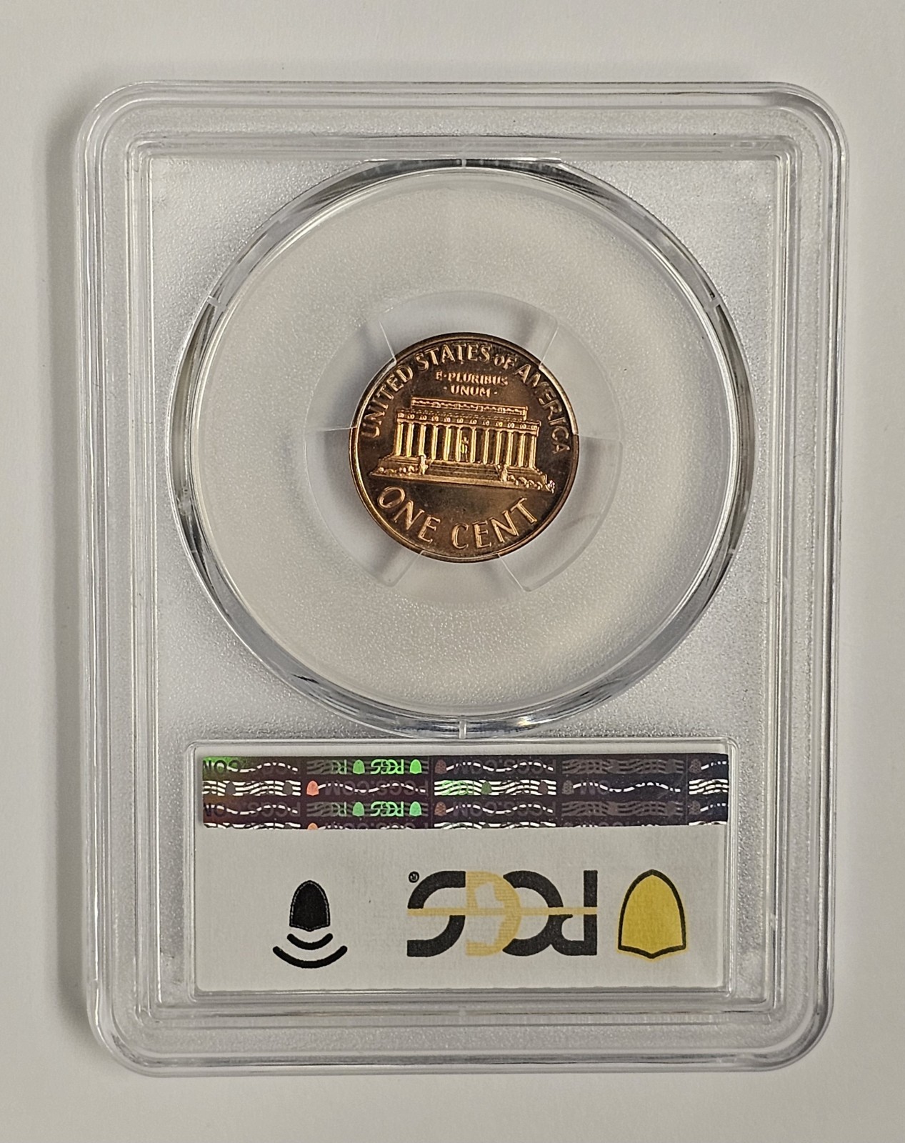 1969-S Lincoln Memorial Cent PR69 RD PCGS
