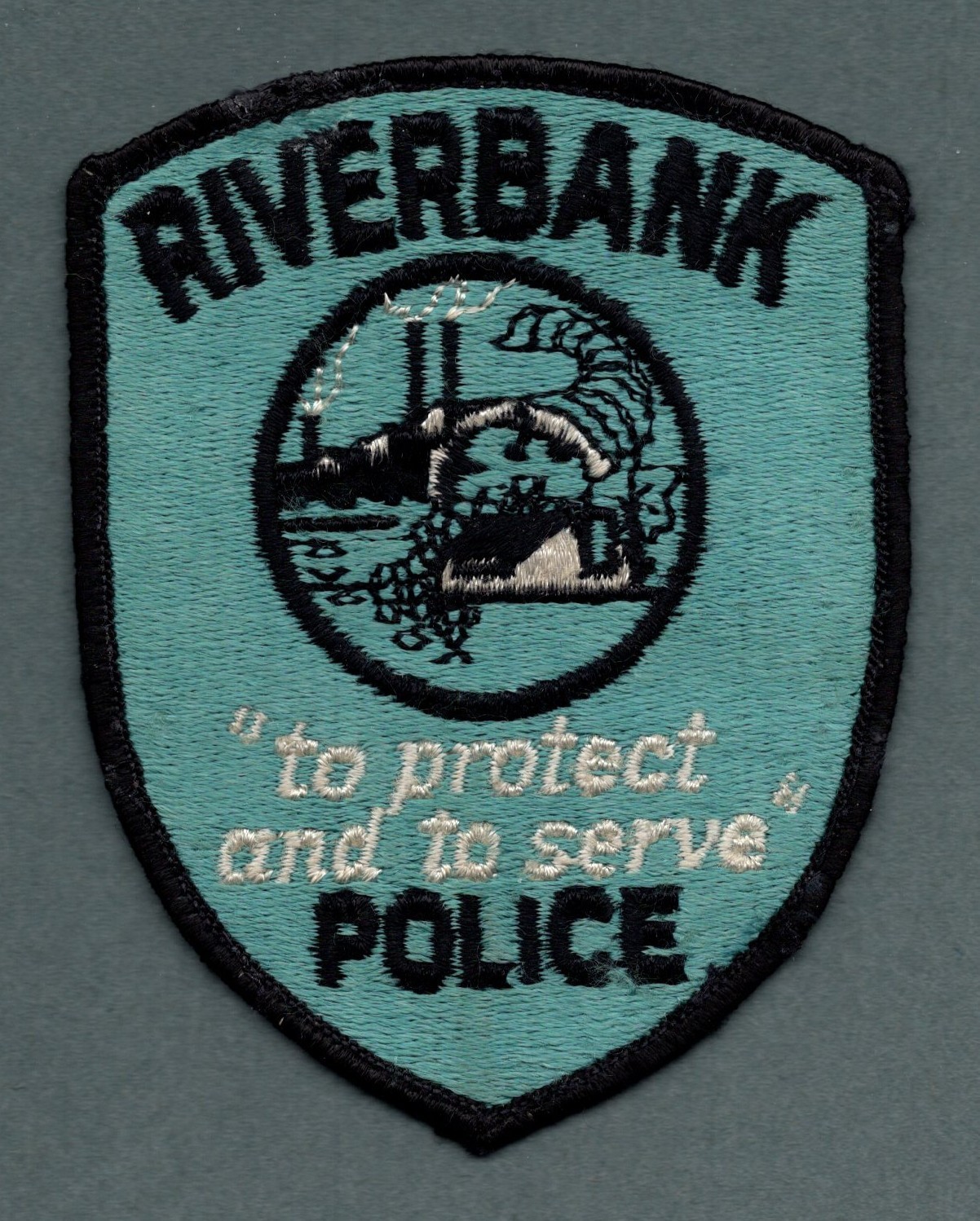 Riverbank California Police Patch - Defunct