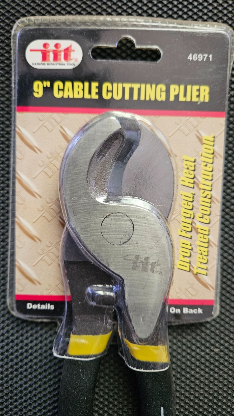 iiT #46971 9" Cable Cutting Plier. Drop Forged, Heat Treated Construction NEW