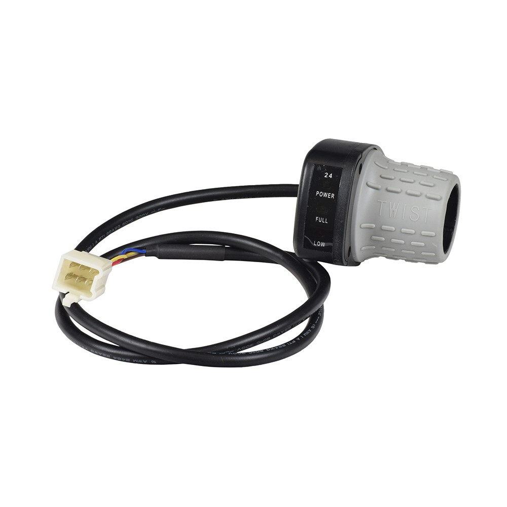 6-Wire Twist Grip Throttle with 30" Wires for the Razor Dirt Quad (Versions 11+)
