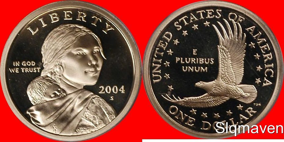2004 S Sacagawea Dollar Deep Cameo Gem Proof
