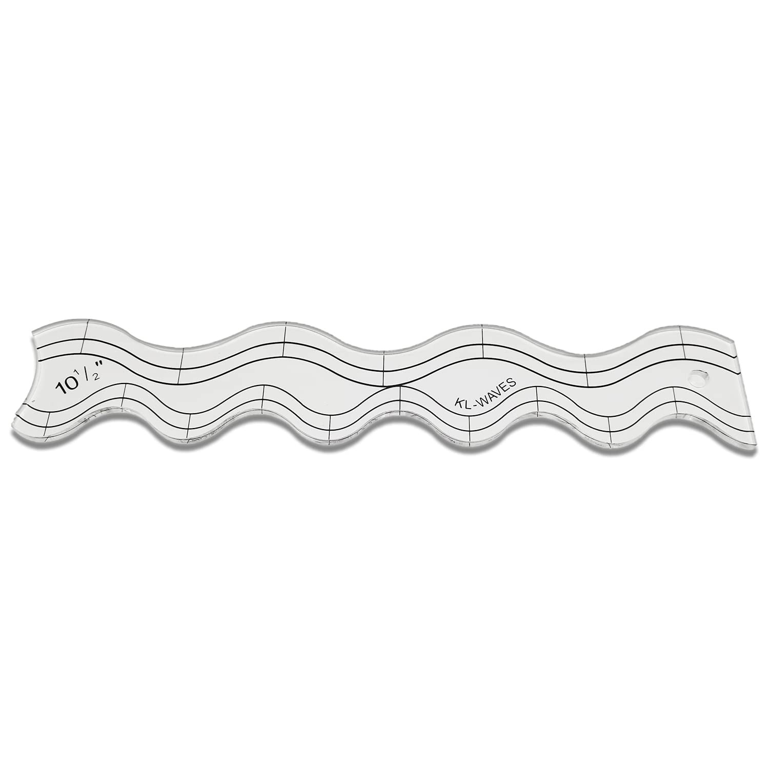 Wave Edge Quilting Ruler Template Clear Wave Quilter Ruler Sewing Machine