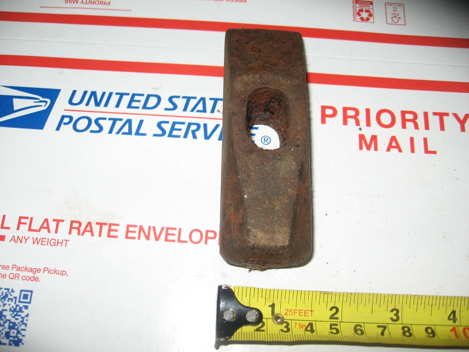 OLD 2 POUND HAMMER WITH TAPERED END