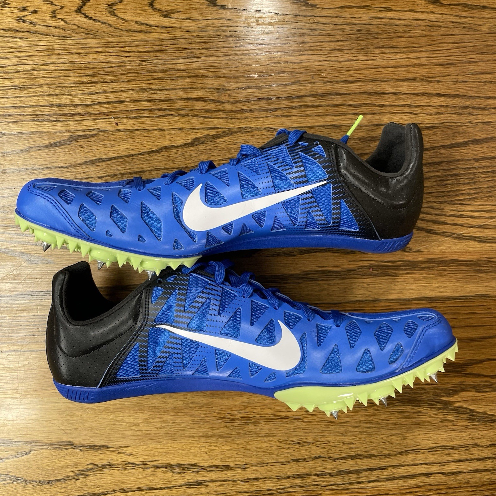Nike Zoom Maxcat 4 Track Shoes Hyper Cobalt Blue Black 549150-413 Mens Size 12