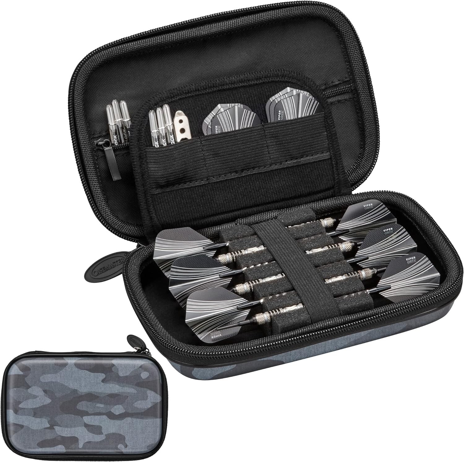 Casemaster Sentinel 6 Dart Case, Holds Extra Accessories, Tips, Shafts