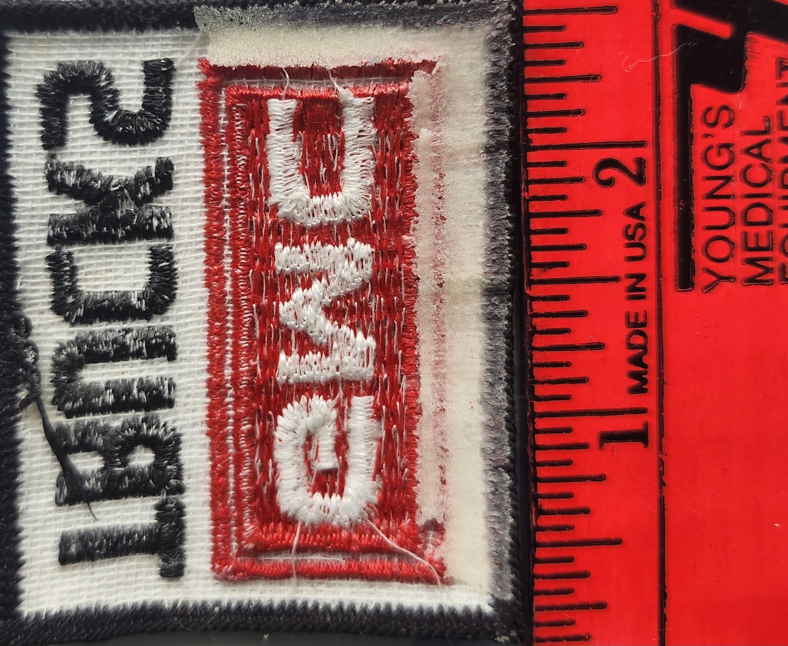 Vintage GMC Trucks Patch Red White Black Automotive GM Mechanic Uniform 2.5”