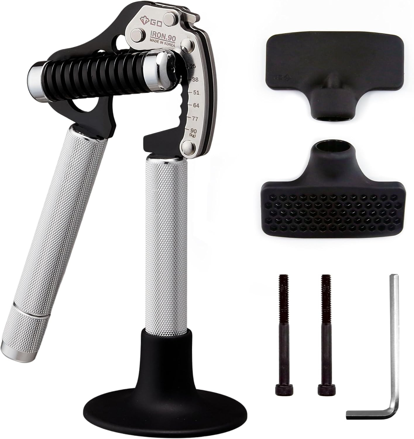 IRON GRIP Adjustable Pinch Grip Trainer for Rock Climbing and Finger Strength